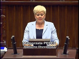 Poseł Małgorzata Pępek - Wystąpienie z dnia 09 czerwca 2016 roku.