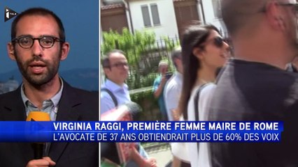 Virginia Raggi, élue maire de Rome