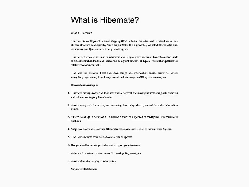 hibernate