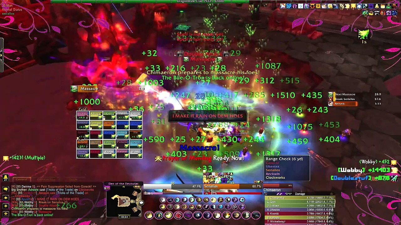 HEROIC 25 man Blackwing Descent - Chimaeron + vent (Roll Initiative)