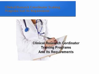 clinical-research-coordinator-training-in_pune