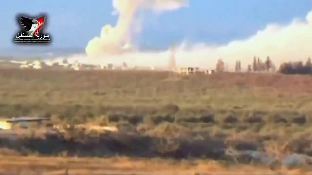 Сирия Вертолеты Ми 24 помогают сирийской армии в атаке на ИГИЛ