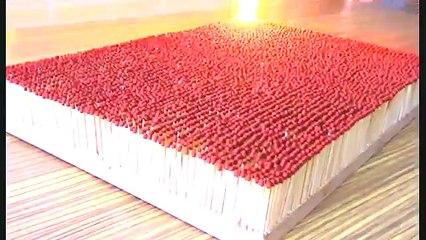 Effect of 6000 matches burning at same time