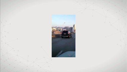 Carro é flagrado trafegando na contramão na Terceira Ponte