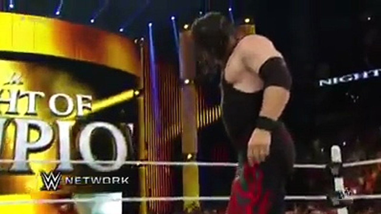 demon kane returns night of champions 2015!!