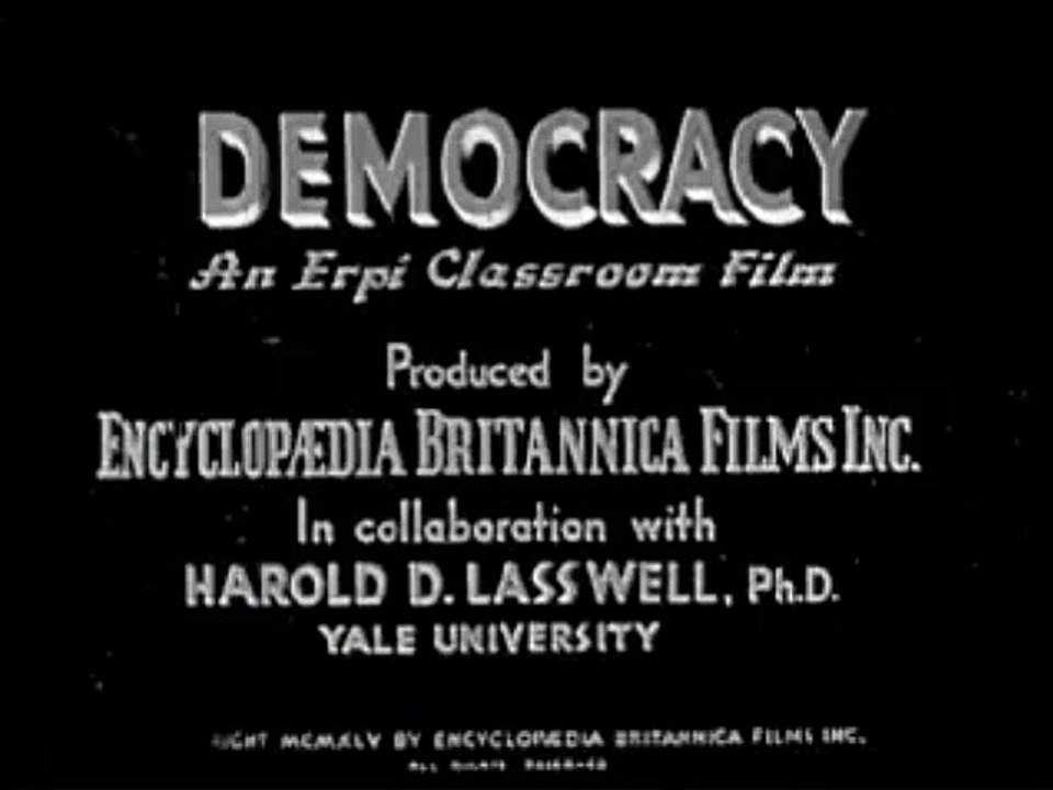 1945 DEMOCRACY - POST WWII AMERICA - EDUCATIONAL FILM