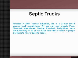 Septic Trucks
