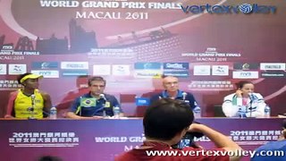 2011 World Grand Prix (Macau) Press Conference (Brazil x Italia) - Part 1
