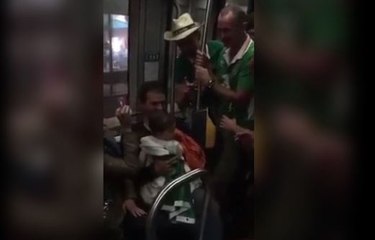 Des supporters irlandais chantent une berceuse à un bébé dans le tramway bordelais (vidéo)