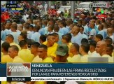 Venezuela: denuncia PSUV que MUD falseó firmas para el referendo