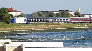 65-1295-0  12988 Mangalia - Bucuresti N  passanger train Eforie Nord 24.aug.2010.