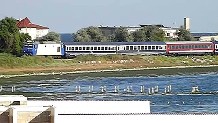 65-1295-0  12988 Mangalia - Bucuresti N  passanger train Eforie Nord 24.aug.2010.