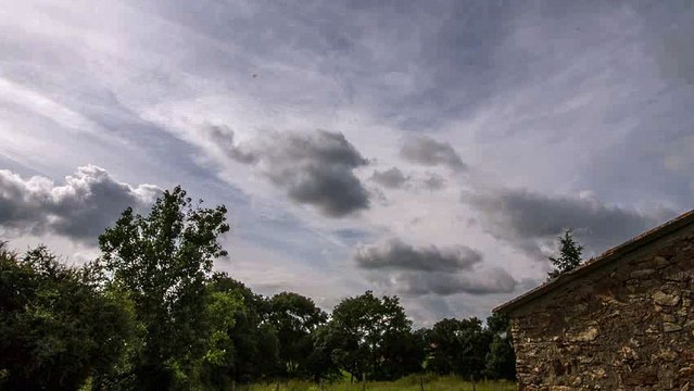 Nuages en accéléré