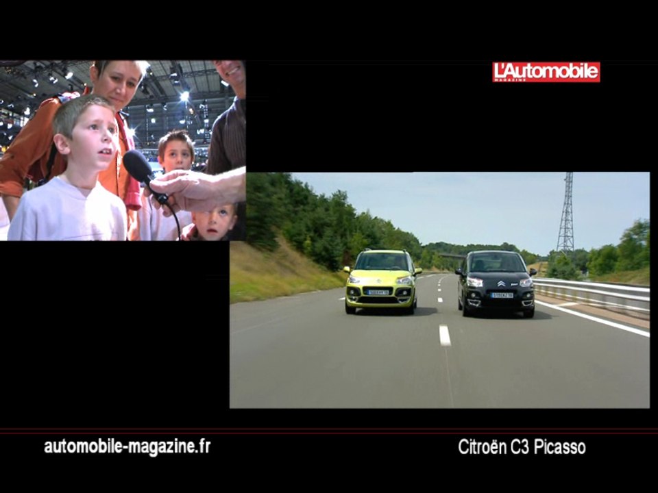 La Citroën C3 Picasso vue par les visiteurs du Mondial de Paris 2008