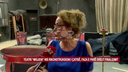 TEATRI “MIGJENI” NIS RIKONSTRUKSIONI I ÇATISË, FAZA E PARË DREJT FINALIZIMIT
