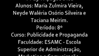 Apague a luz Prêmio Tubal Siqueira 2010 VT 25''