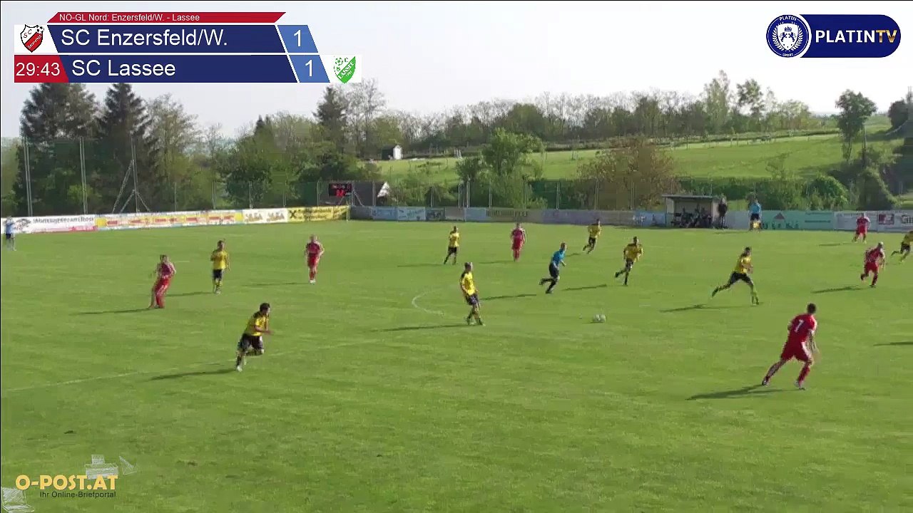 NÖ-GL Nord: Enzersfeld/W. - Lassee - Highlight  (1. Halbzeit / 29:59) am 05.05.2016 17:08