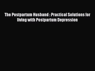 Download The Postpartum Husband : Practical Solutions for living with Postpartum Depression