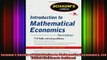 there is  Schaums Outline of Introduction to Mathematical Economics 3rd Edition Schaums Outlines