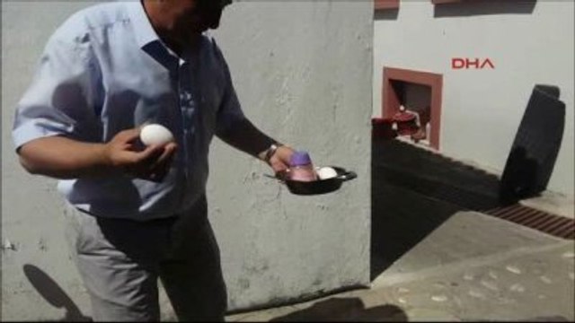 Muğla'da Asfaltta Yumurta Videosuna Beğeni Topladı