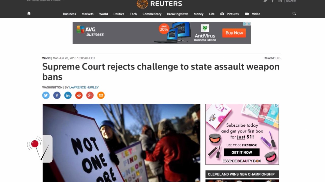 Supreme Court Declines to Hear Challenge to State Assault Weapons Bans