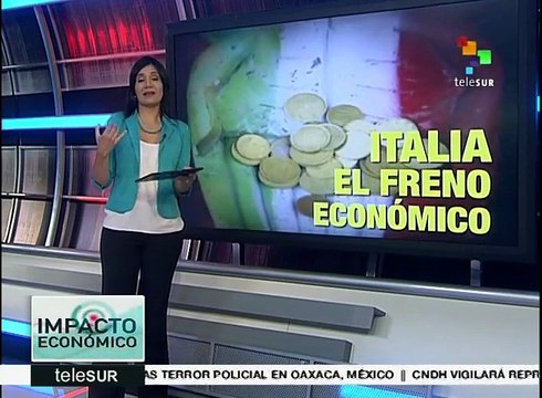 Italia sigue sumida en problemas financieros