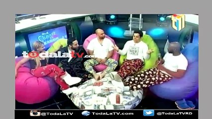 Georgina Duluc, Anier Barros y Pavel Núñez en el PijayaParty de Que Chevere es saber-Video