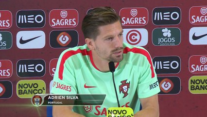 Groupe F - Adrien Silva ravi par l'accueil de la communauté portugaise de France