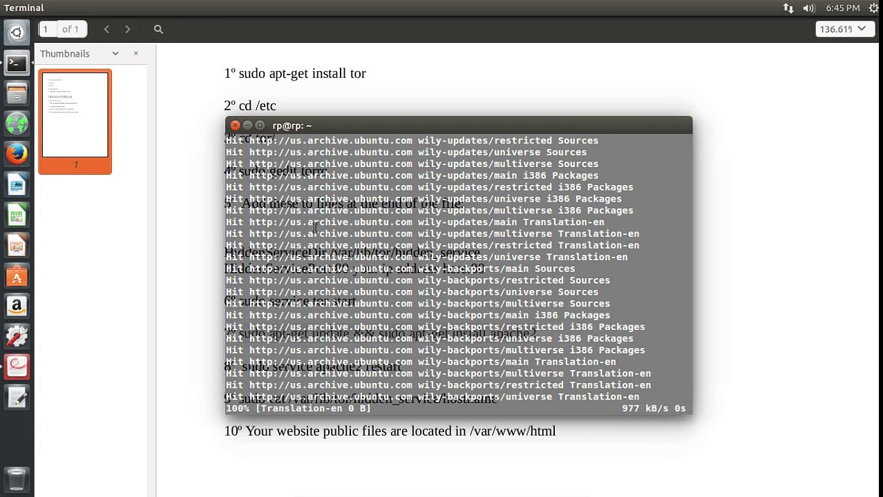 How to Create a Deep Web Site #1