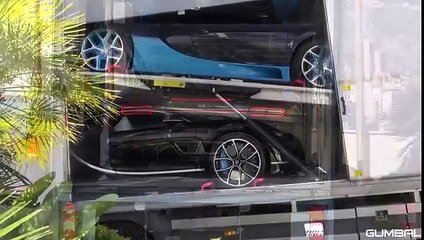 Monaco : la livraison de la première Bugatti Chiron n’est pas passée inaperçue.