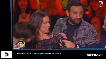 TPMS : Clio Pajczer craque sa robe en direct (Vidéo)