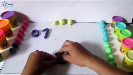 Spiderman Play Doh- Play And Learn To Count With Play Doh Mold The Creative Fun Toys For Kids