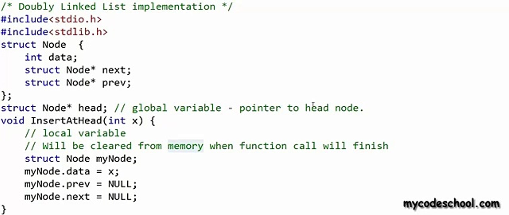 13. Doubly Linked List - Implementation in C_C++