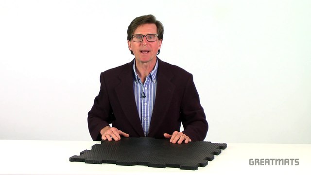 Rubber Gym Flooring - Interlocking Punter Top Tiles