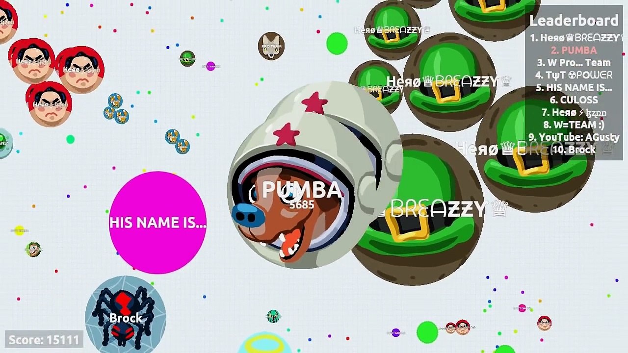 Agar.io TROLLING  MY NAME IS...    BEST TROLLING EVER