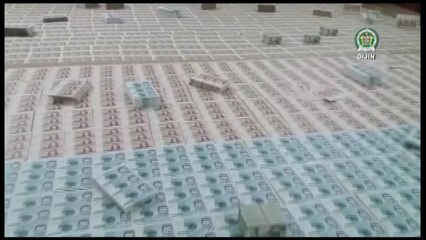 Autoridades en Colombia realizan el mayor decomiso de moneda falsa en el país