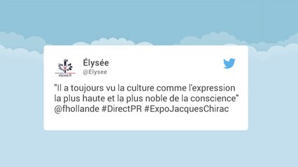 Expo Jacques Chirac : le vibrant hommage de François Hollande à l’ancien président