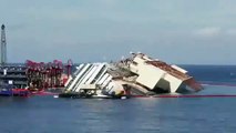 HD - Montagem de um minuto resume 19 horas de resgate do Costa Concordia