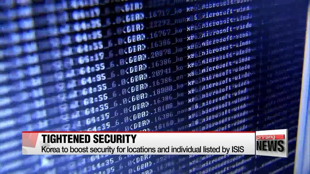 Korean officials announce counter-terrorism measures in face of ISIS threats