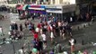England vs Russia  Russian and English fans staged a mess after the game Euro 2016