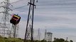 Bounce House Sails Into Power Lines