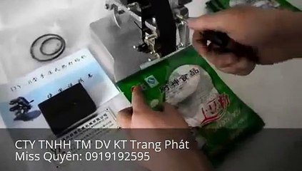 Máy in date dập tay TPACK