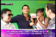 Luigui Carbajal habla sobre el romance de sus amigos Luis y Leslie [19-01-2012]