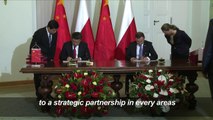 China's Xi weaves Poland into 'new silk road' plan