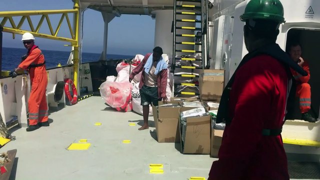Rescate de migrantes en el Mediterráneo