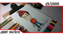 COMO DIBUJAR a Jimmy Neutron | Facil y Rapido | con Sharpie Negro | how to draw jimmy neutron