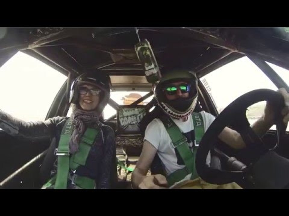 Mother Has Priceless Reaction While Drifting With Son