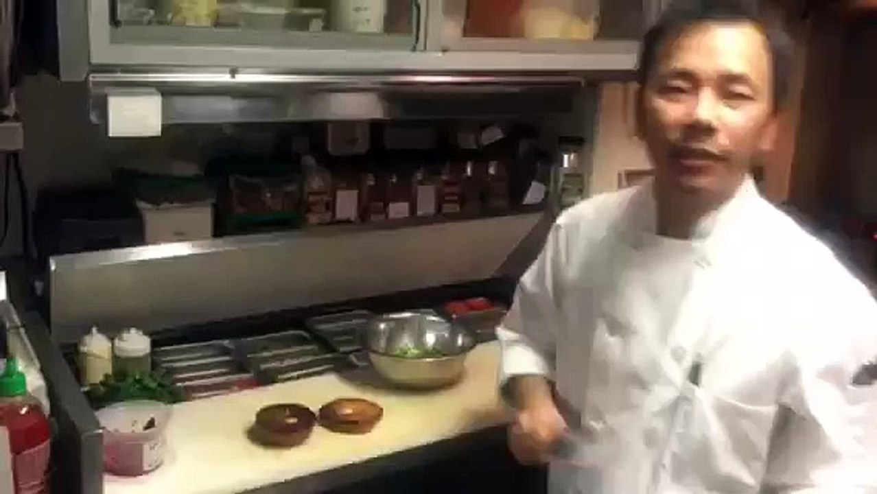 Salmon burger by Chet Magar