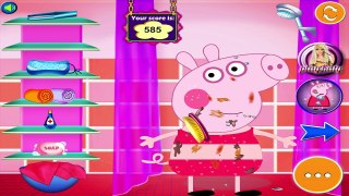MESSY PEPPA PIG Help Lovely Peppa Pig Look Happy FUN VIDEO FOR KIDS