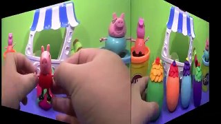 Peppa Pig Open Kinder Surprise Eggs! - Peppa Pig Español from Play Doh Eggs
